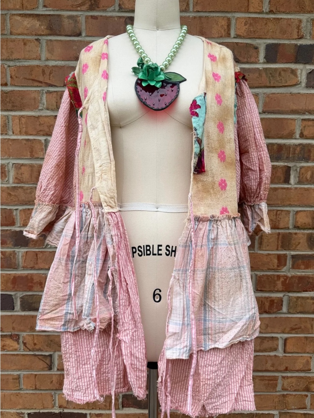 ❣️1 LEFT❣️🔥BRAND NEW Celebration Top by A Rare Bird, FUN WEARABLE ART - Picture 5 of 8